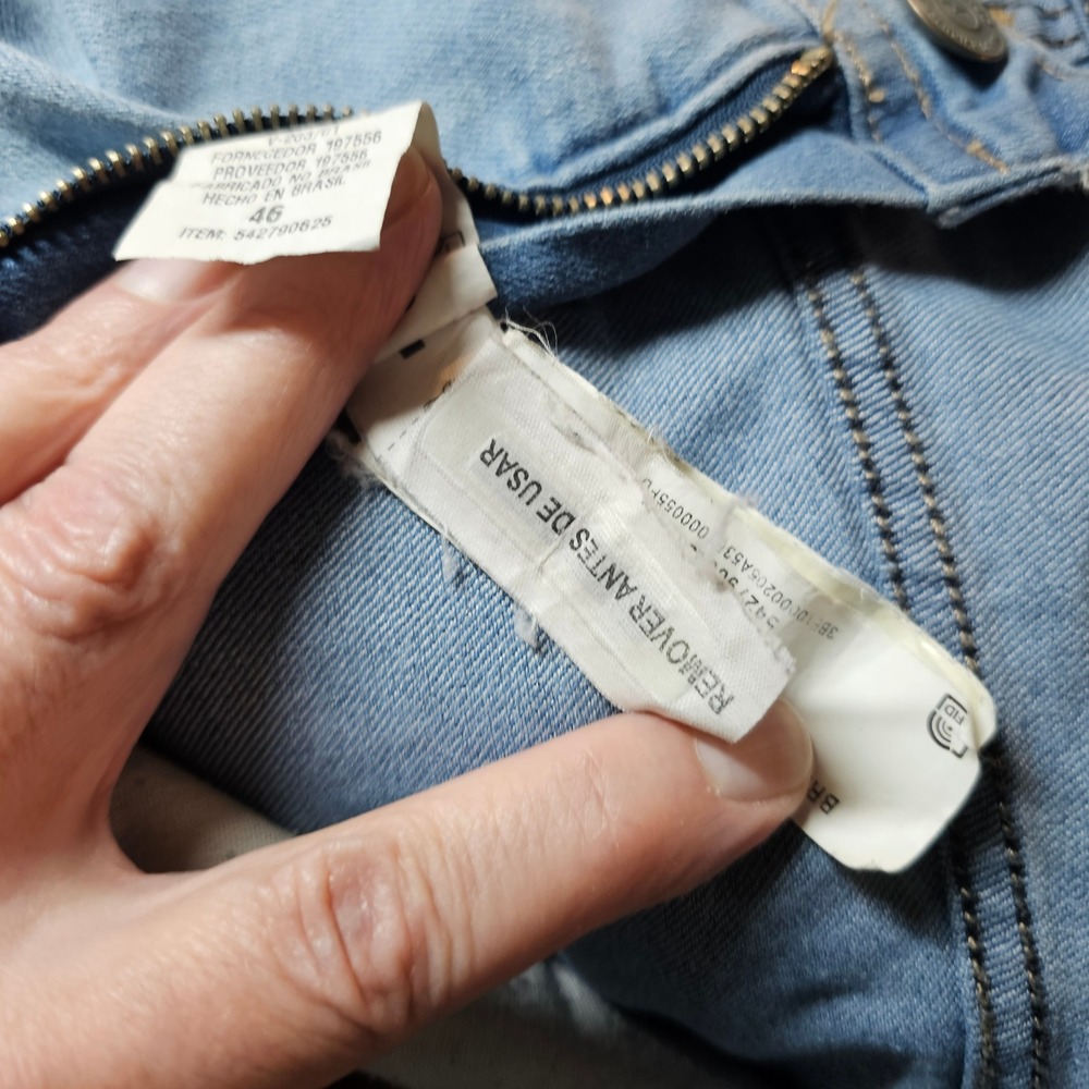 Marfinno Mens Slim Fit Light Wash Blue Denim Jeans Size 46 542790625 - Picture 10 of 16